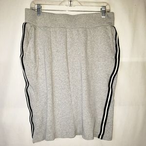 Lauren Ralph Lauren Grey Midi Sport Skirt Womens Size L
